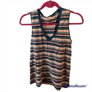 Madewell Striped Tank Top. Size S.